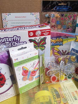 Craft 'n Stitch Bugs/Butterflies Crafts Gift Box for Kids Ages 10-12