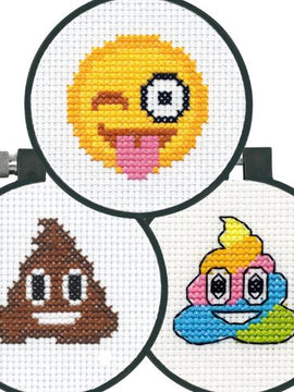 Craft 'n Stitch Emojis Sewing Crafts Gift Box for Teens Ages 13+