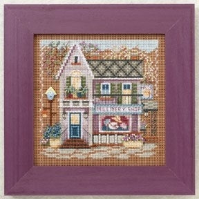 DIY Mill Hill Millinery Shoppe Spring House Counted Cross Stitch Kit