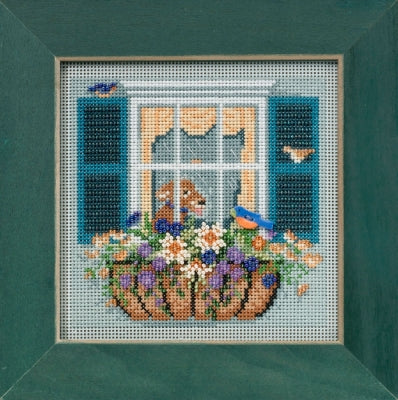 DIY Mill Hill Window Box Spring Counted Cross Stitch Kit