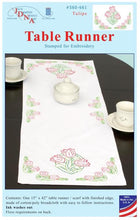 Load image into Gallery viewer, DMG DIY Jack Dempsey Tulips Flowers Stamped Embroidery Table Runner Kit