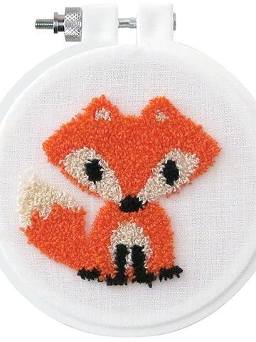 DIY Design Works Fox Woodland Punch Needle Craft Kit