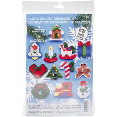 DIY Design Works Country Christmas Mini Plastic Canvas Ornament Kit