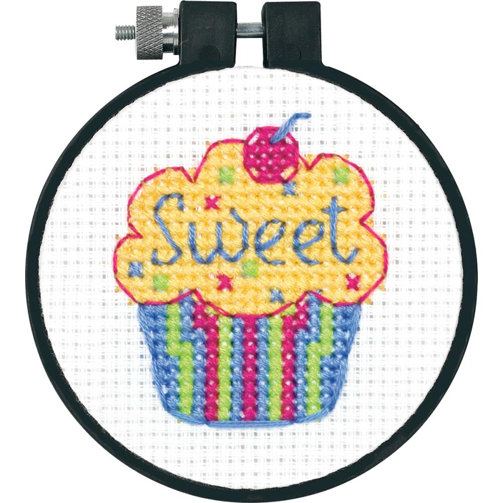 DIY Dimensions Cupcake Kids Beginner Counted Cross Stitch Kit