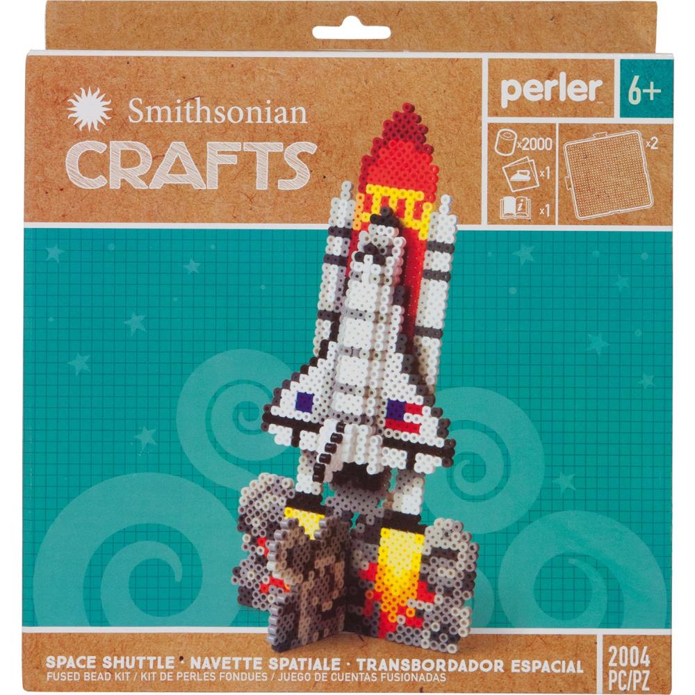 DIY Perler Space Shuttle 3D Kids Fused Bead Craft Kit