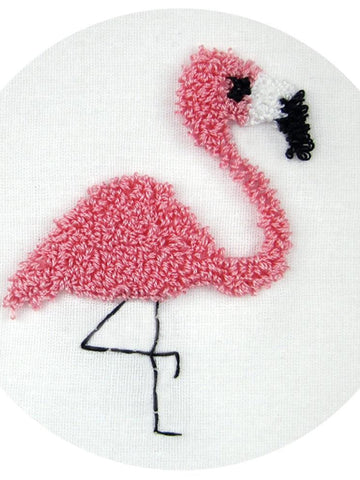 DIY Design Works Flamingo Punch Needle Craft Kit 237