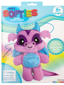 Craft 'n Stitch Dinosaur Crafts Gift Box for Kids Ages 10-12