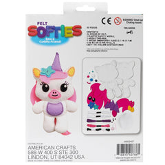 DIY Unicorn Kids Beginner Starter Felt Softies Kit School Craft