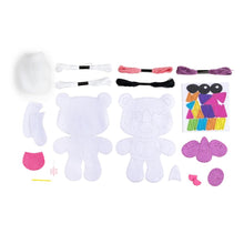 Load image into Gallery viewer, DIY Rainbow Tiger Kids Beginner Starter Felt Softies Kit School Craft