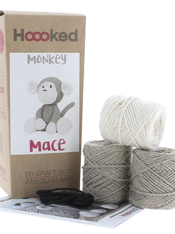 DIY Hooked Monkey Mace Amigurumi Crochet Kit