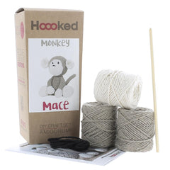 DIY Hooked Monkey Mace Amigurumi Crochet Kit