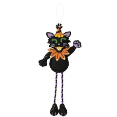DIY Bucilla Halloween Squad Dangling Felt Tree Ornament Kit 89647E