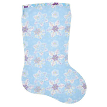 Load image into Gallery viewer, DIY Bucilla Pre-Made Snowflake Christmas Stocking Liner 89673E