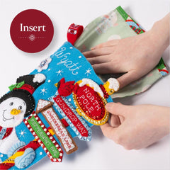 DIY Bucilla Pre-Made Snowman Christmas Stocking Liner 89674E