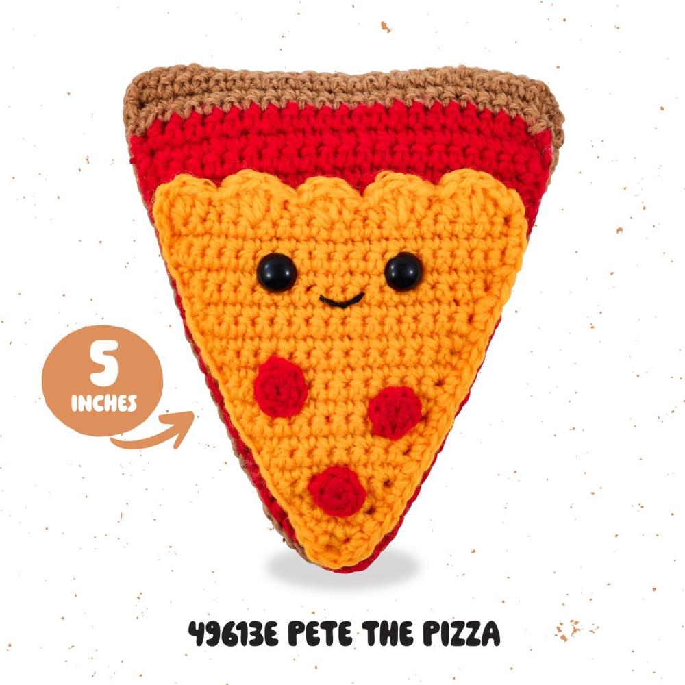 DIY Bucilla Pete the Pizza Intermediate Crochet Kit
