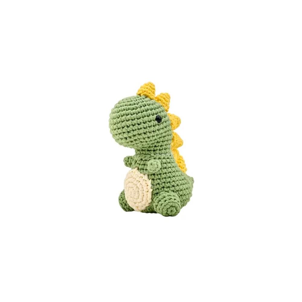 DIY Bucilla Dan the Dino Dinosaur Intermediate Crochet Kit T-shirt Yarn