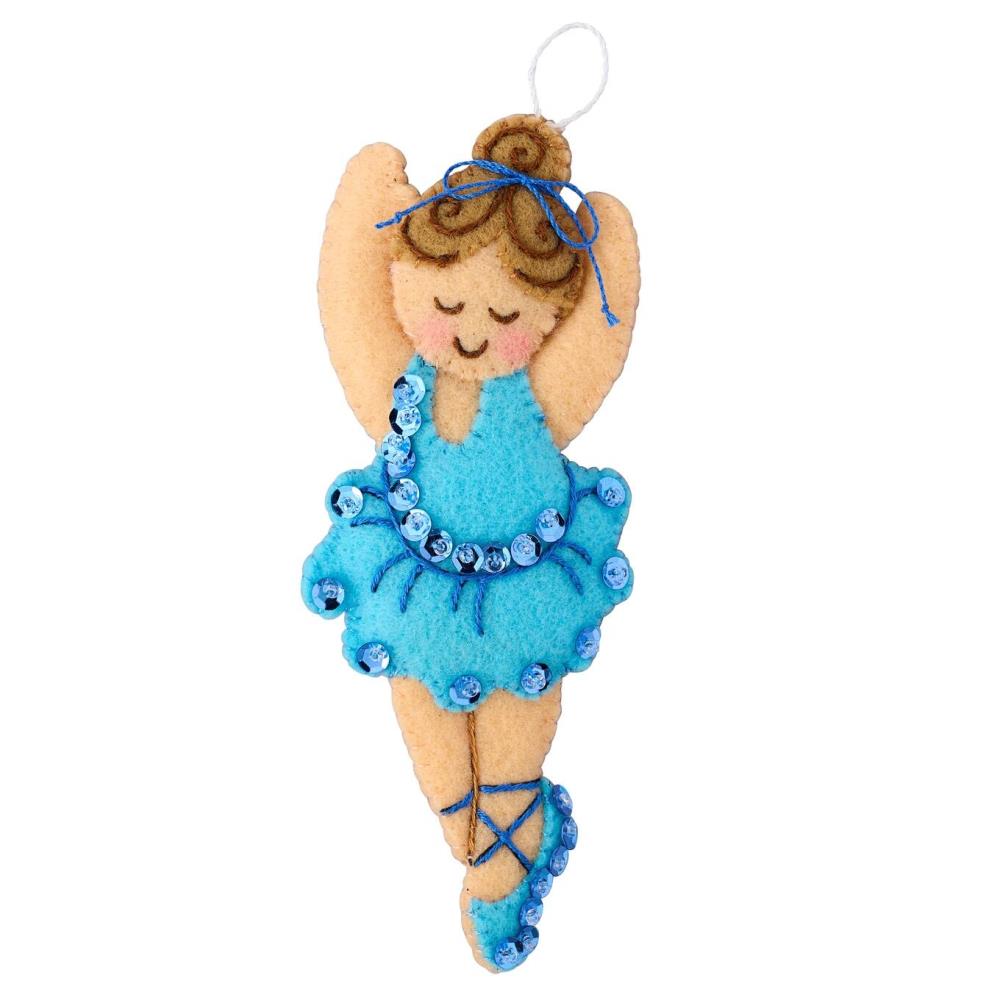 DIY Bucilla Toyland Treasures Christmas Felt Ornament Kit 89786