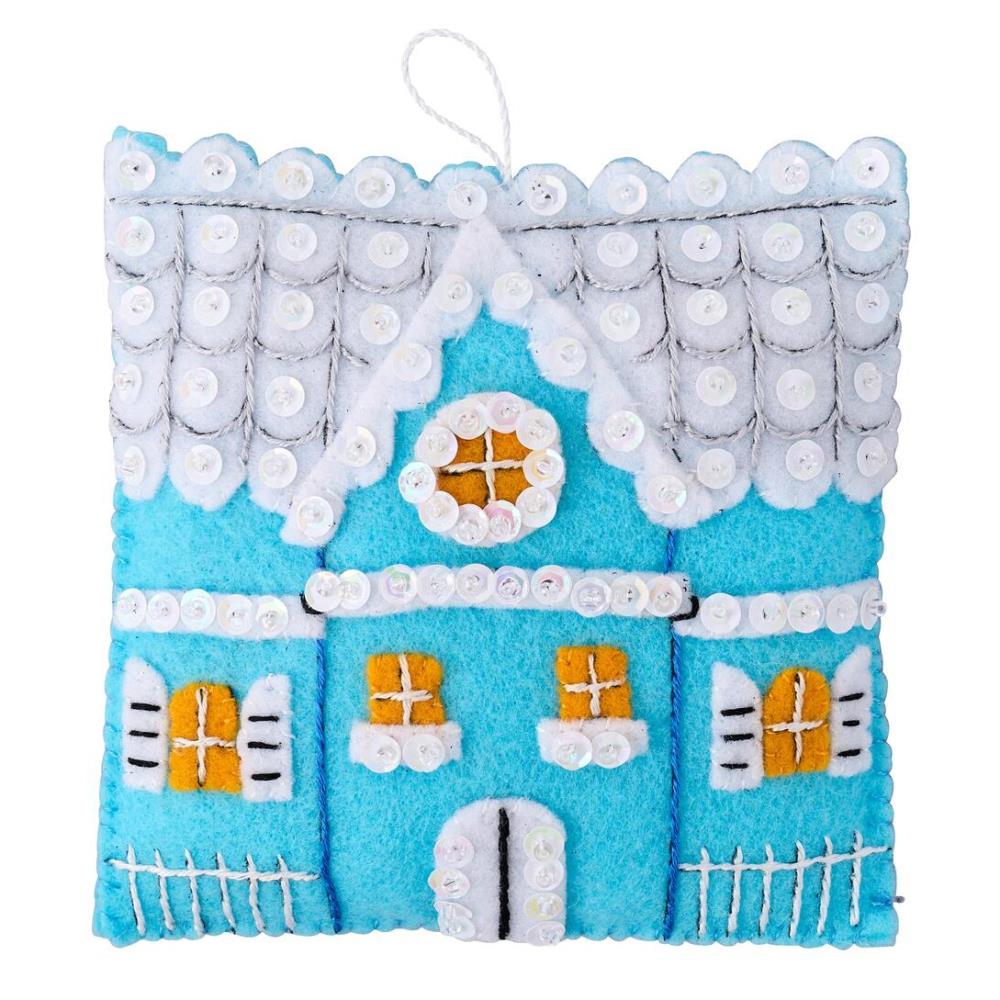 DIY Bucilla Toyland Treasures Christmas Felt Ornament Kit 89786