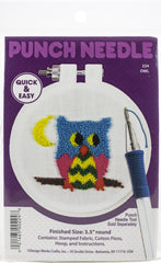 DIY Design Works Owl Punch Needle Craft Kit 224