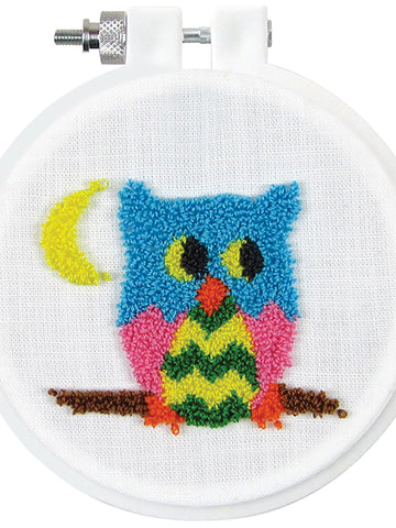 DIY Design Works Owl Punch Needle Craft Kit 224