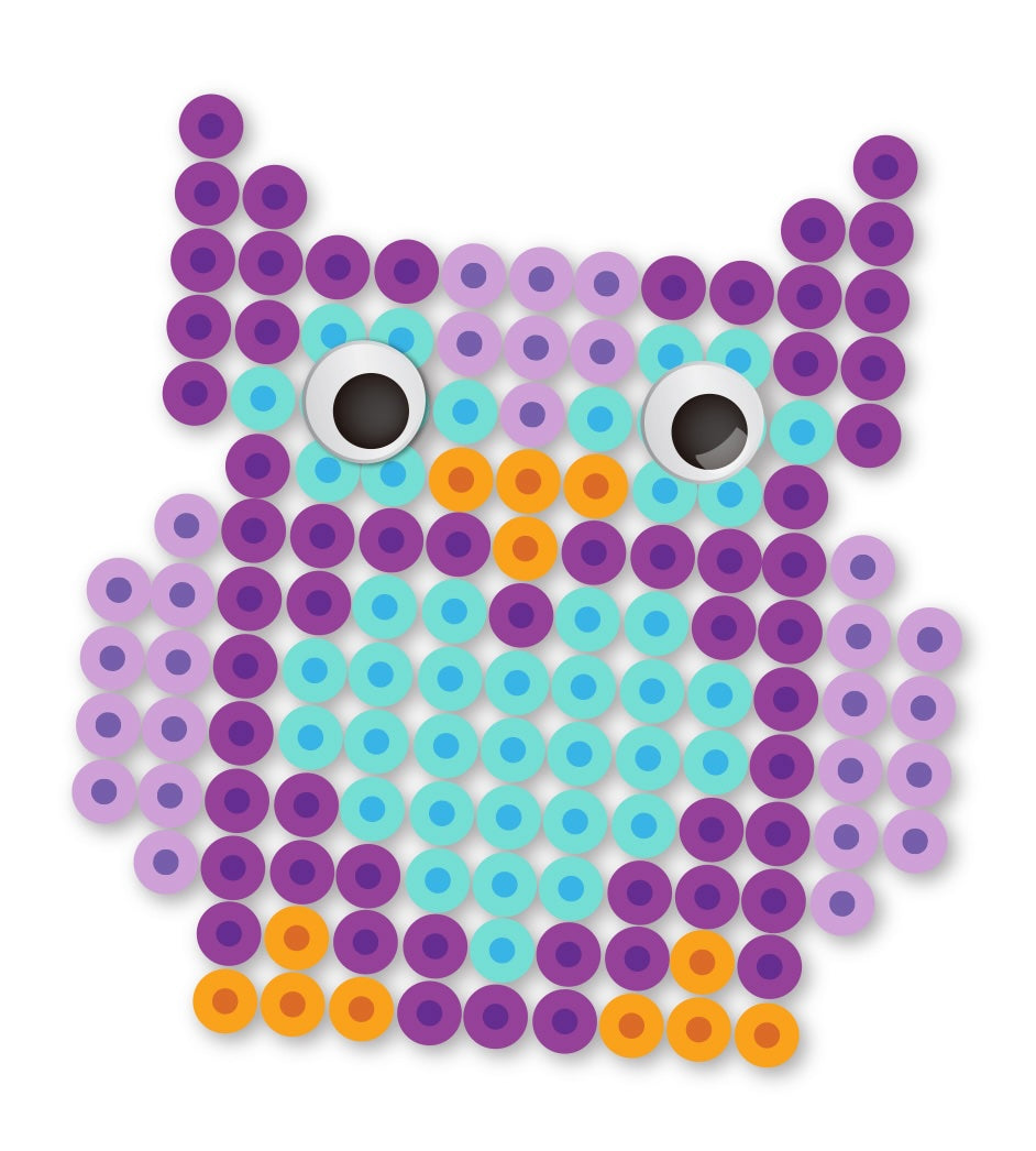 DIY Krafty Kids Owl Fused Bead Ironing Craft Kit