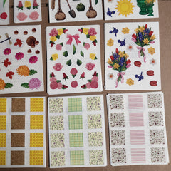 Creative Memories Scrapbook Sticker Sheet Lot 130 sheets Spring