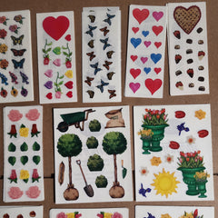 Creative Memories Scrapbook Sticker Sheet Lot 130 sheets Spring