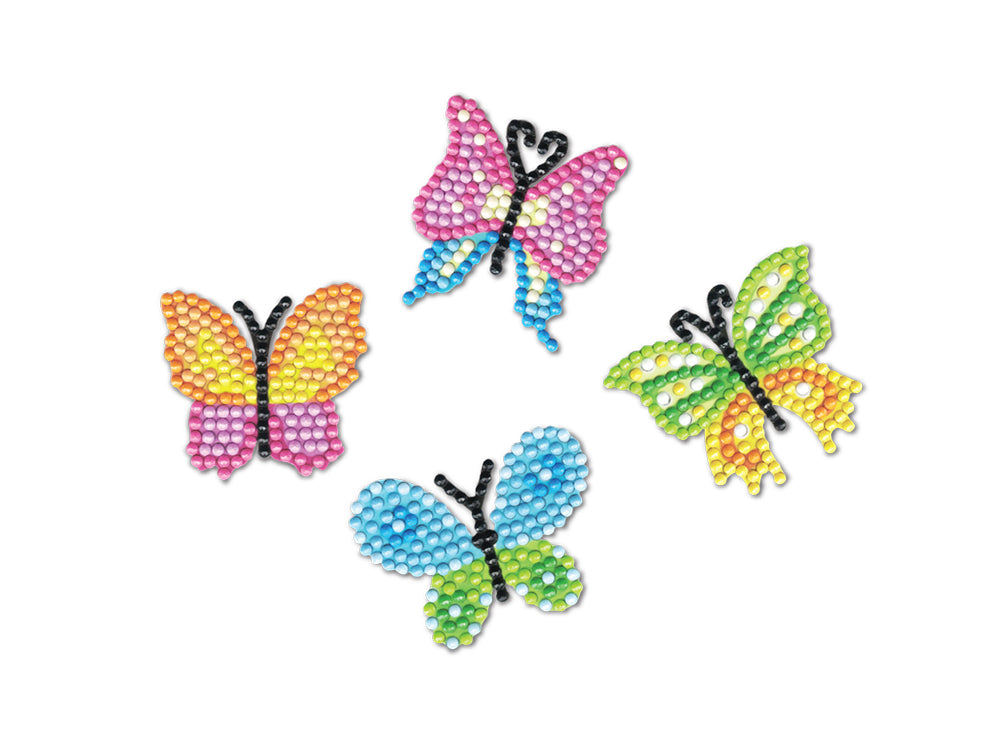 DIY Krafty Kids Butterflies Diamond Art Sticker Facet Bead Craft Kit