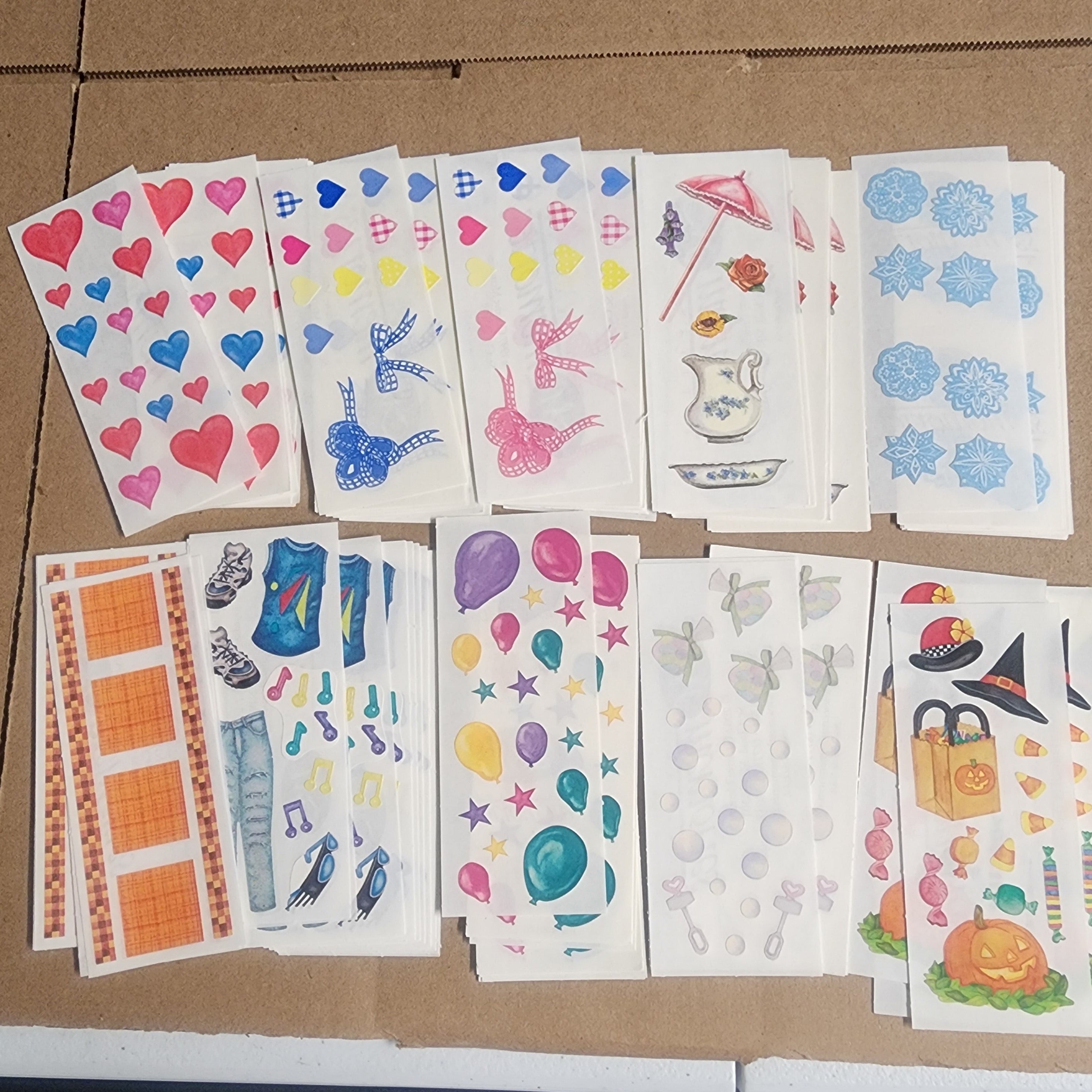 Creative Memories Sticker Sheet Lot 100 sheets Mixed Theme