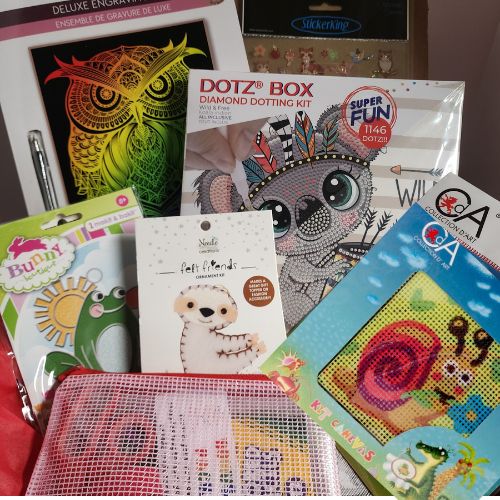 Kids Level 2 - Needlepoint & Punch Needle - Craft Subscription Box (Recommended Age 8+)