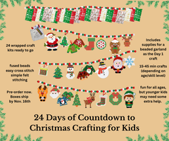 Craft 'n Stitch Countdown to Christmas Advent Calendar Box PRE-ORDER