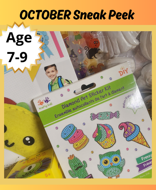 Craft n' Stitch Monthly Subscription Craft Box for Kids Ages 7-9