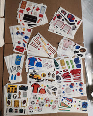 Creative Memories Sticker Sheet Lot 150 sheets Sports Theme