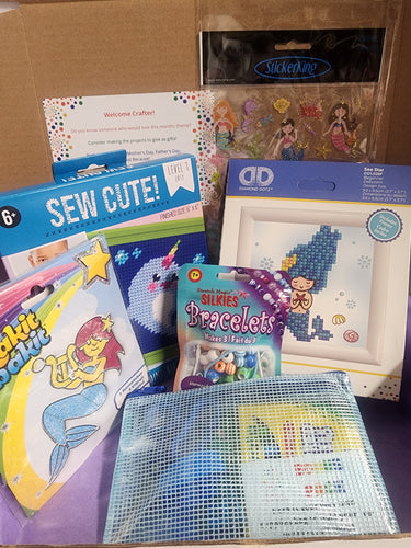 Craft 'n Stitch Mermaids/Ocean Crafts Gift Box for Kids Ages 10-12