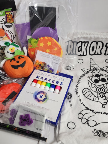Limited Edition Halloween Bag Crafts Gift Box for Kids Ages 4+ Bundle