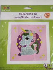 DIY Krafty Kids Unicorn Diamond Art Craft Kit Bundle Lot