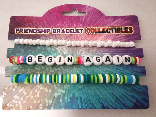 Begin Again Taylor Bracelet Eras Tour Beaded Friendship Bracelets Gift Set