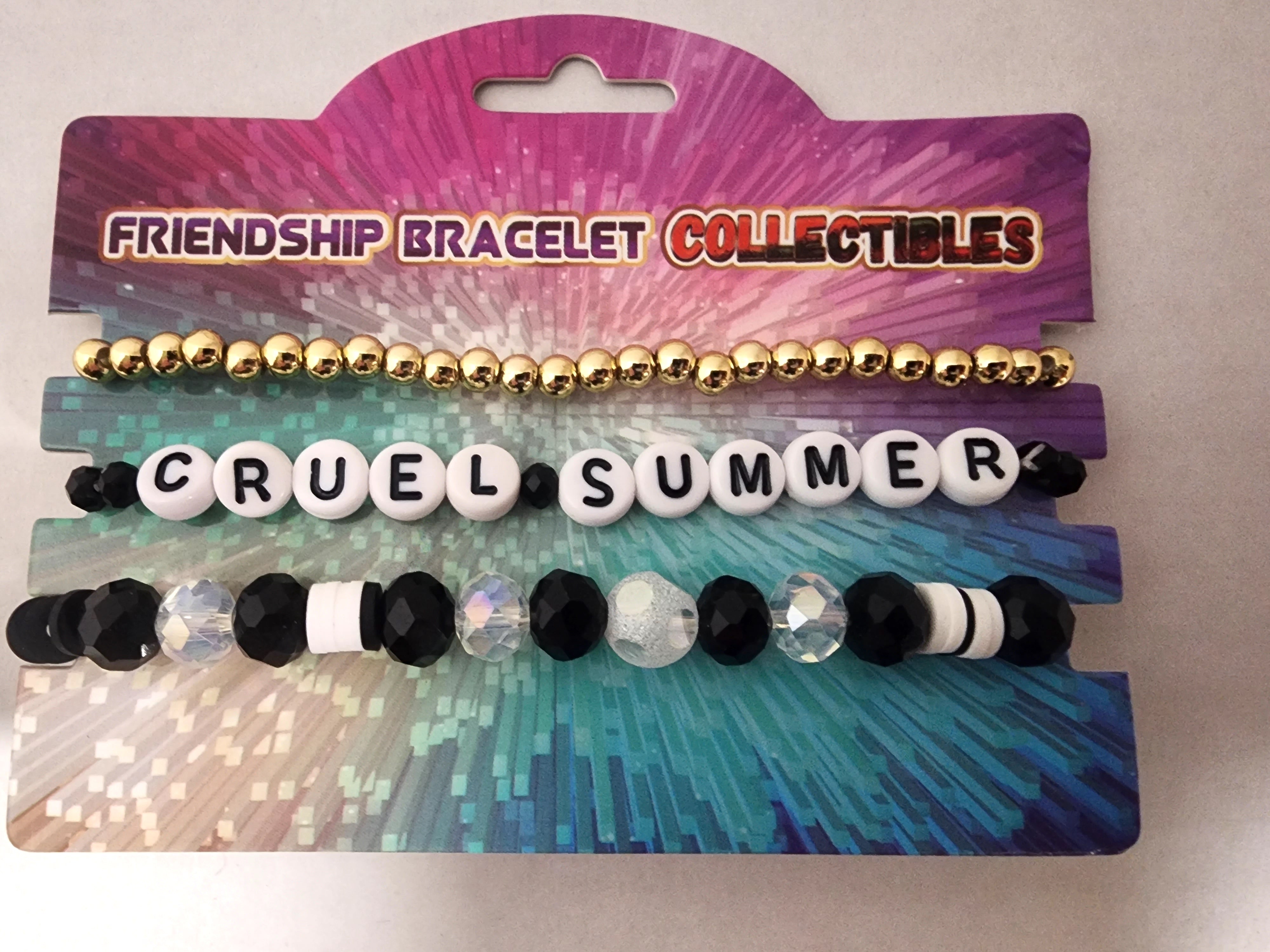 Cruel Summer Taylor Bracelet Eras Tour Beaded Friendship Bracelets Gift Set