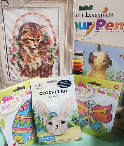 Craft 'n Stitch Easter Spring Sewing Crafts Gift Box for Teens Ages 13+