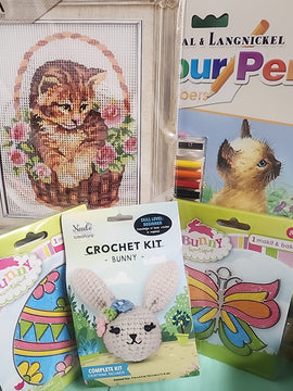 Craft 'n Stitch Easter Spring Sewing Crafts Gift Box for Teens Ages 13+