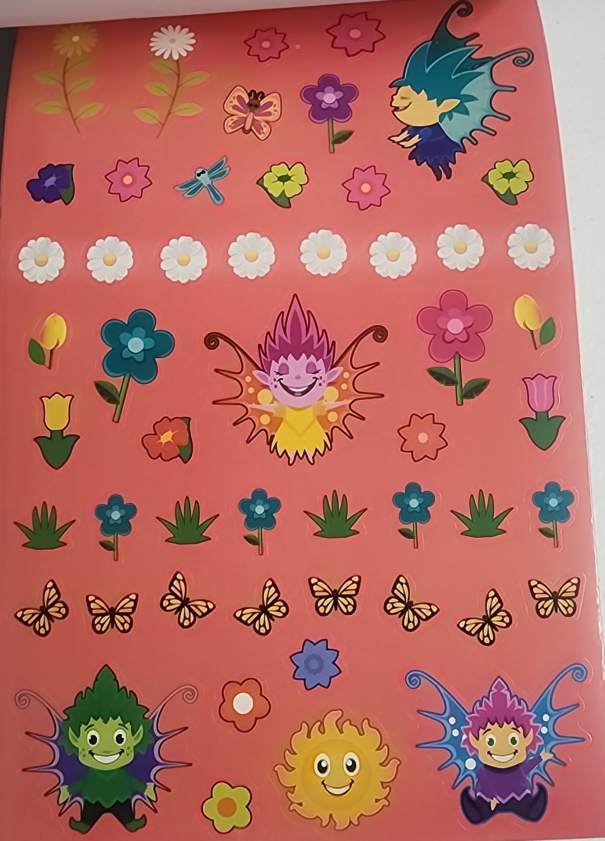 Flower Sticker Book DIY Flower Garden Sticker Book 286 stickers – Craft and Treasure Cove
