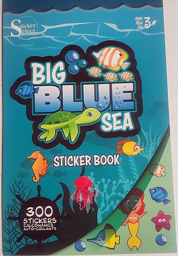 DIY Big Blue Sea Sticker Book 300 stickers