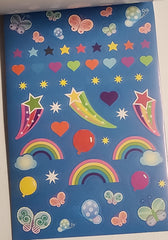 DIY Rainbow Wishes Sticker Book 298 stickers