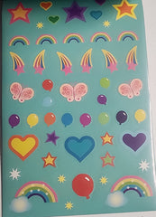 DIY Rainbow Wishes Sticker Book 298 stickers