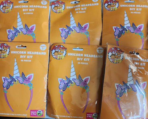 DIY Unicorn Headband Kids Foam Art Craft Kit Bundle Lot