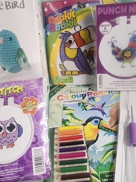 Craft 'n Stitch Birds Sewing Crafts Gift Box for Teens Ages 13+