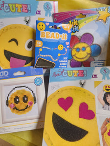 Kids Level 1 - Stamped Cross Stitch & Simple Felt - Craft Subscription Box (Recommended Age 6+)