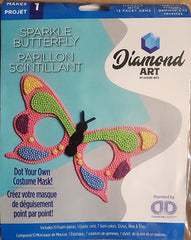 DIY Diamond Dotz Sparkle Butterfly Costume Mask Craft Kit