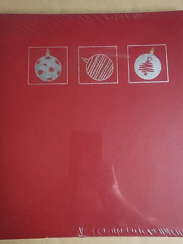 Creative Memories Christmas Ornaments Red Scrapbook 12x12 Album w/pages