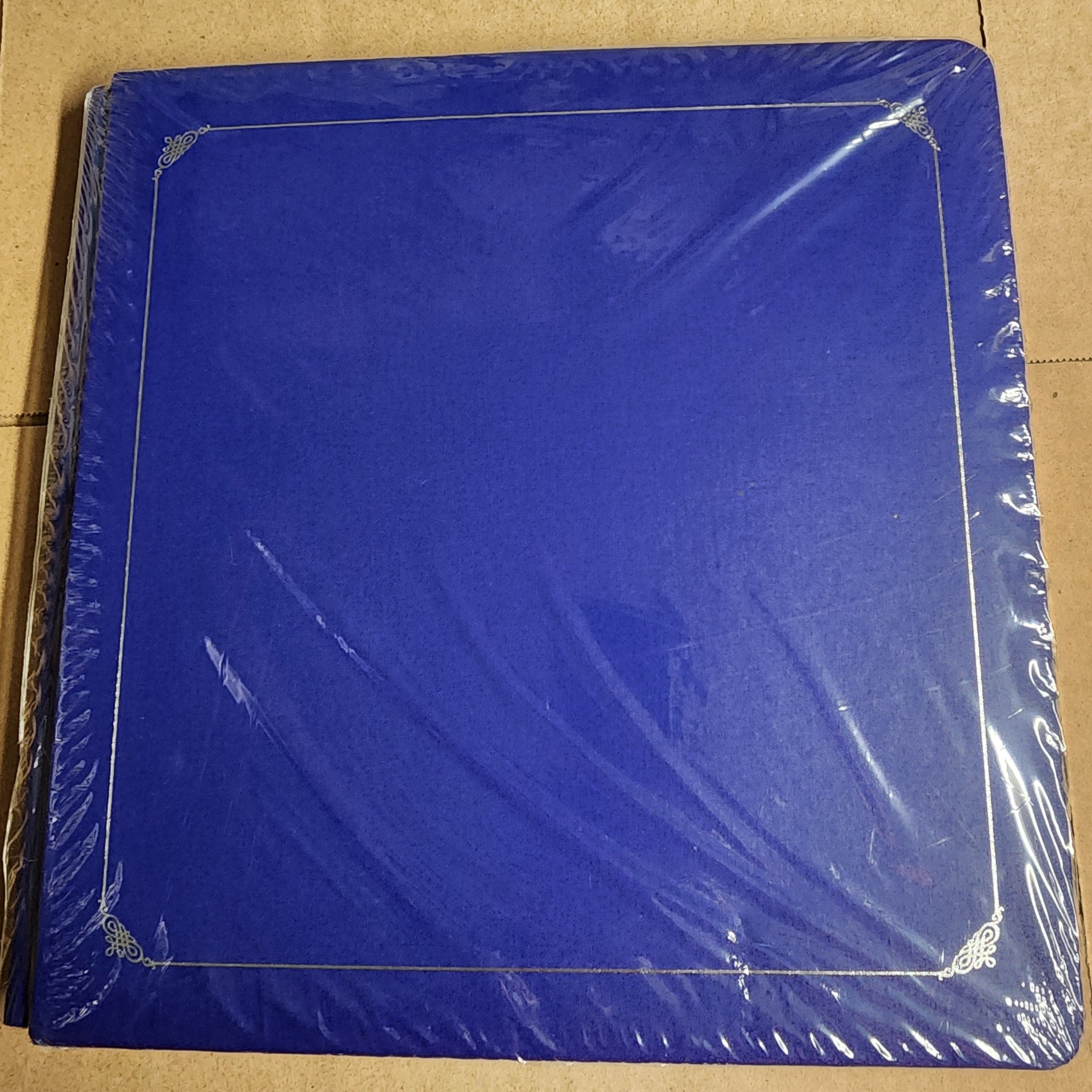 Creative Memories Cobalt Blue Scrapbook Old Style 12x12 Strap Hinge Cover